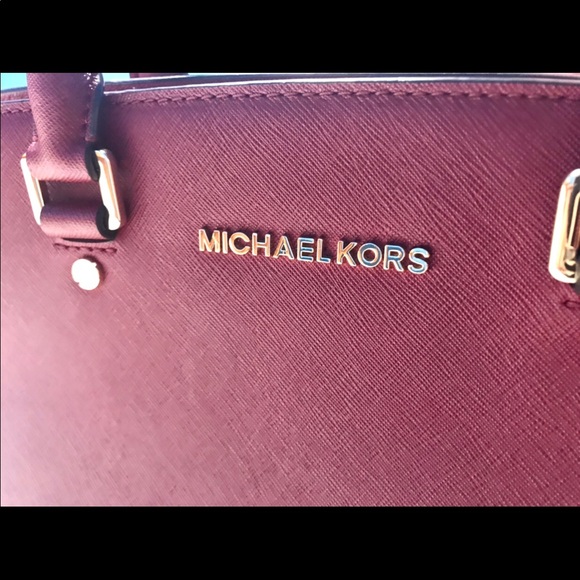 Michael Kors Burgundy Bag - Picture 2 of 5